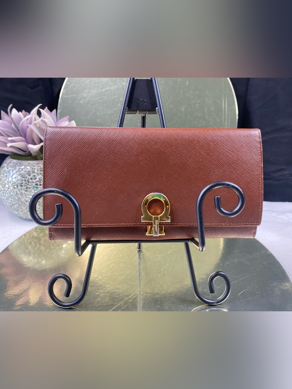 Salvatore Ferragamo Gancini Continental Wallet
